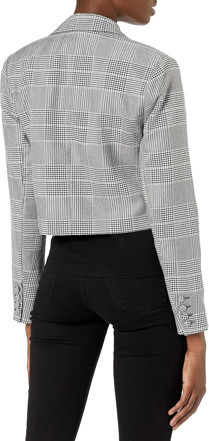 O A T NEW YORK Women's Regular Fitted Cropped Blazer, Comfortable & Stylish Sport Coat