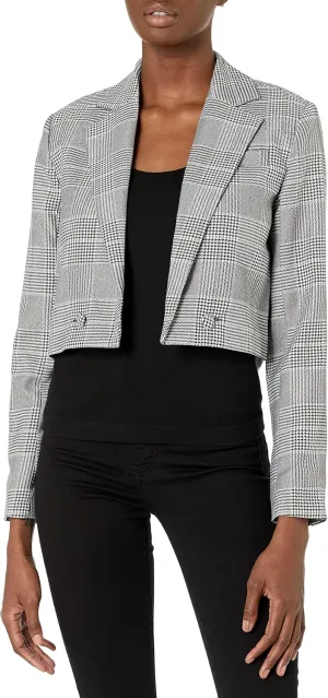 O A T NEW YORK Women's Regular Fitted Cropped Blazer, Comfortable & Stylish Sport Coat