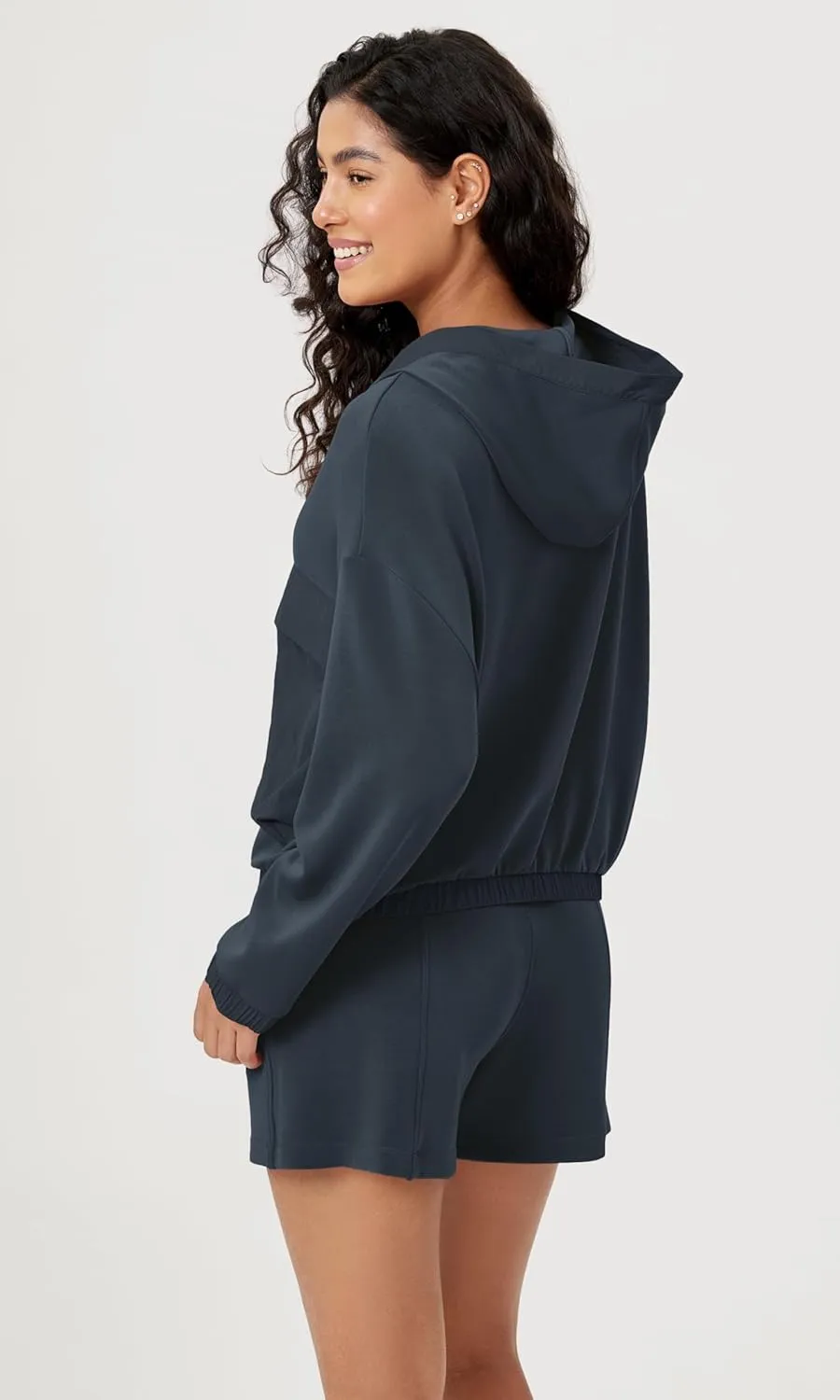 ODODOS Women's Modal Soft Full-Zip Hoodies with Pockets Casual Fall Outfit Hooded Jacket