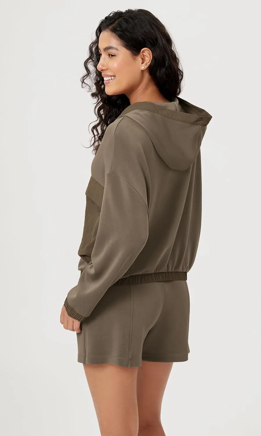 ODODOS Women's Modal Soft Full-Zip Hoodies with Pockets Casual Fall Outfit Hooded Jacket