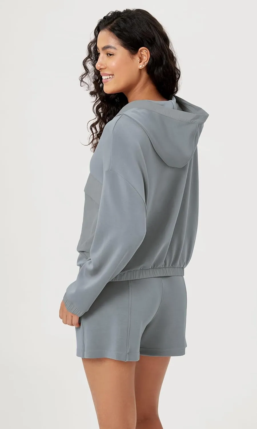 ODODOS Women's Modal Soft Full-Zip Hoodies with Pockets Casual Fall Outfit Hooded Jacket