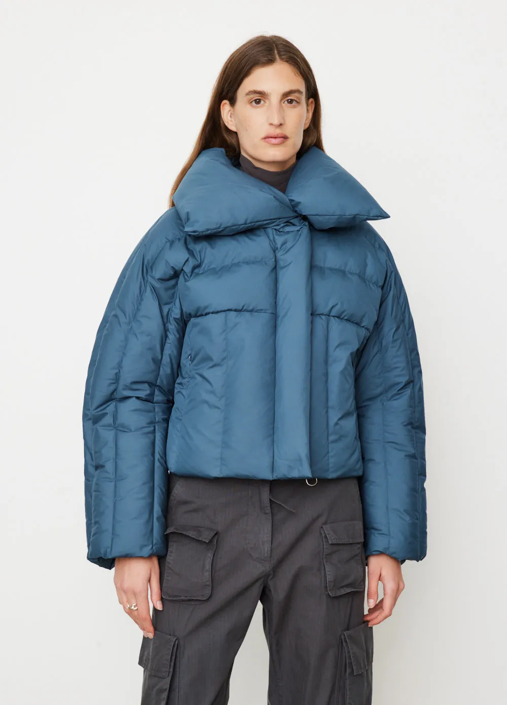 Oleda Down Mat Tech Puffer Jacket