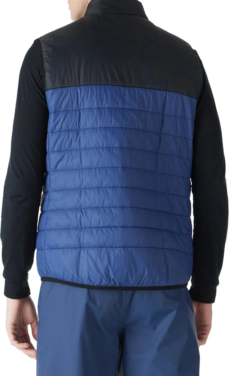 Outdoor Ventures Men's Lightweight Puffer Vest Outerwear Warm Quilted Sleeveless Packable Winter Jacket for Hiking Running