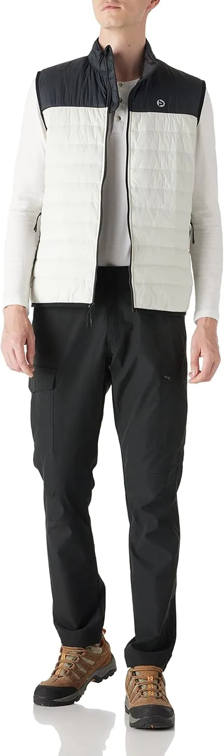 Outdoor Ventures Men's Lightweight Puffer Vest Outerwear Warm Quilted Sleeveless Packable Winter Jacket for Hiking Running