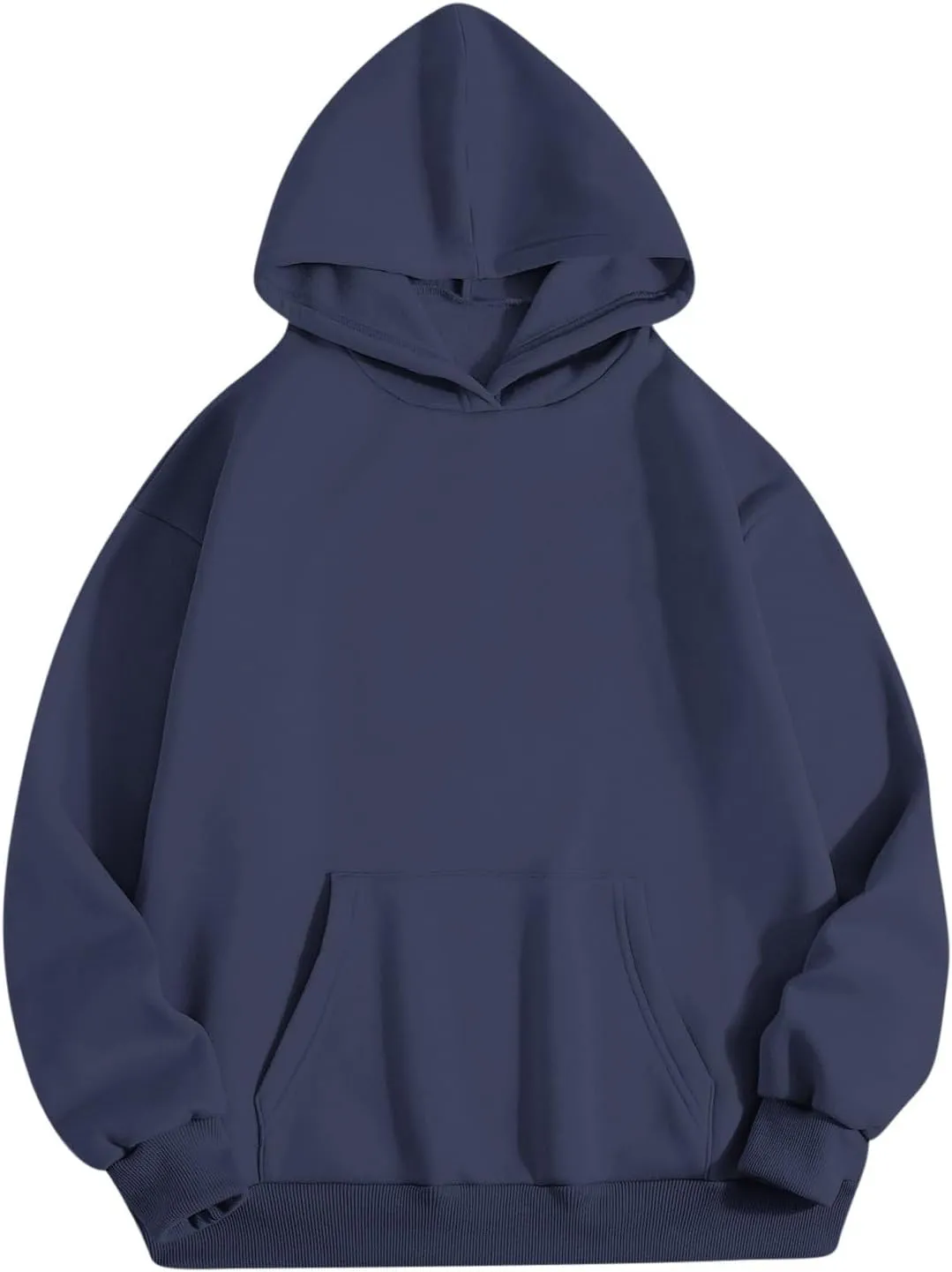 Oversized Hoodies for Women 2024 Stylish Baggy Solid Basic Pullover Sweatshirts Casual Outdoor Comfy Soft Fall Outfit