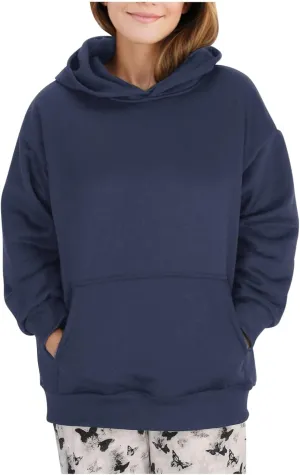 Oversized Hoodies for Women 2024 Stylish Baggy Solid Basic Pullover Sweatshirts Casual Outdoor Comfy Soft Fall Outfit