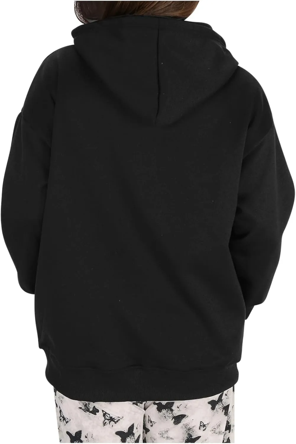 Oversized Hoodies for Women 2024 Stylish Baggy Solid Basic Pullover Sweatshirts Casual Outdoor Comfy Soft Fall Outfit