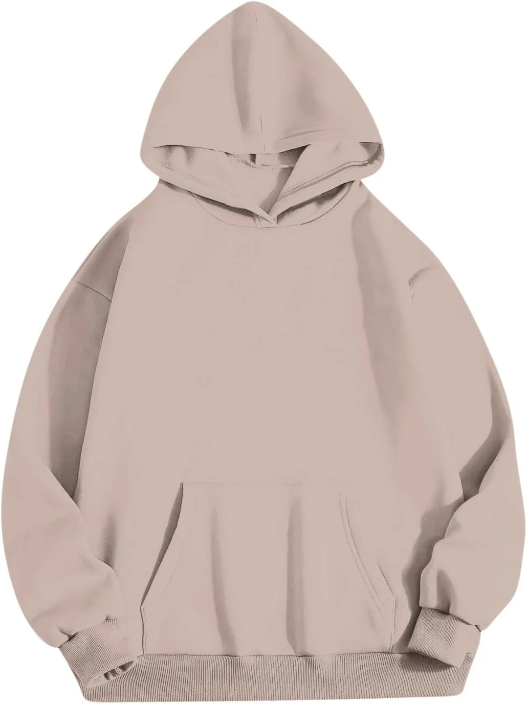 Oversized Hoodies for Women 2024 Stylish Baggy Solid Basic Pullover Sweatshirts Casual Outdoor Comfy Soft Fall Outfit