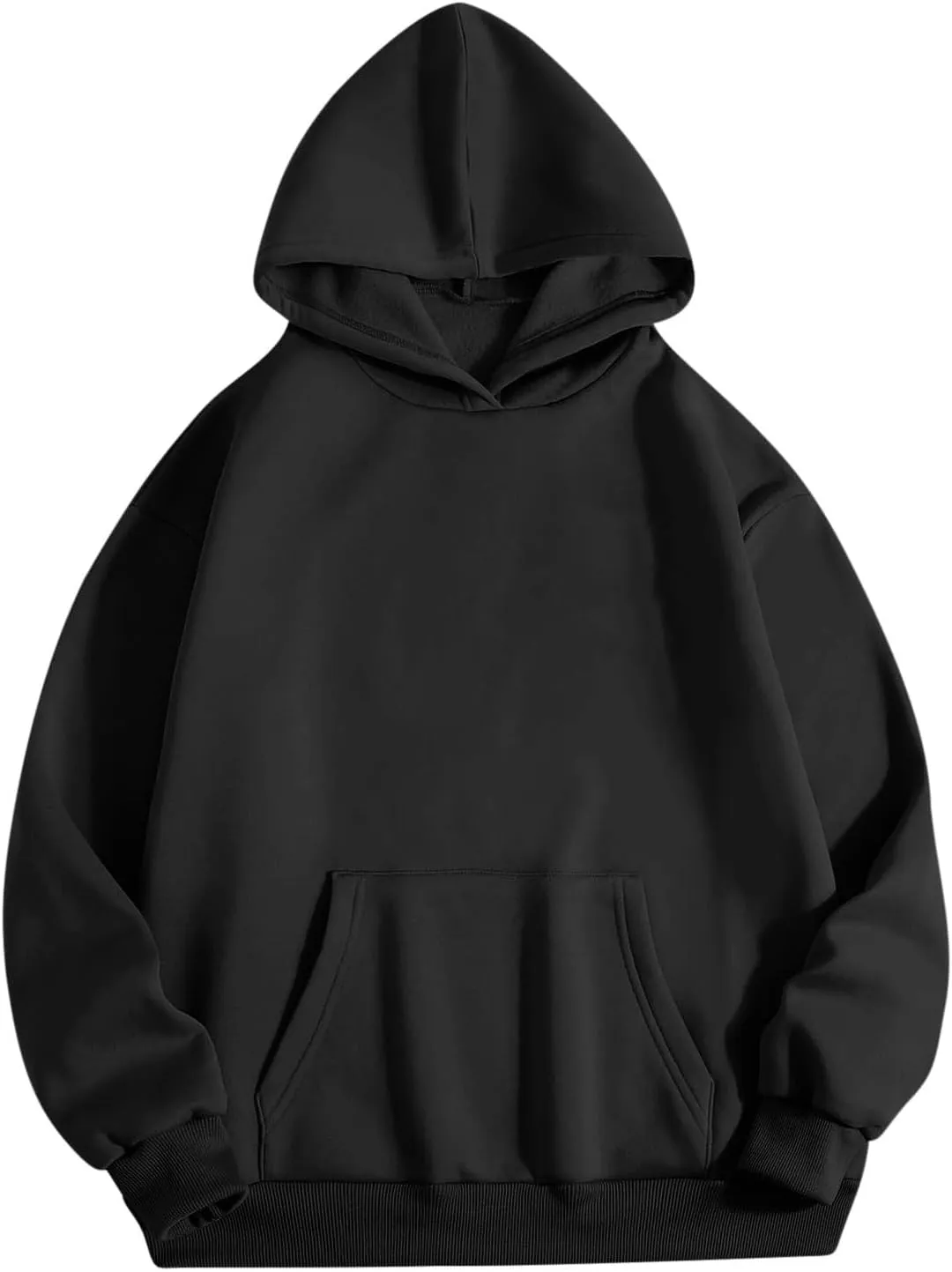 Oversized Hoodies for Women 2024 Stylish Baggy Solid Basic Pullover Sweatshirts Casual Outdoor Comfy Soft Fall Outfit