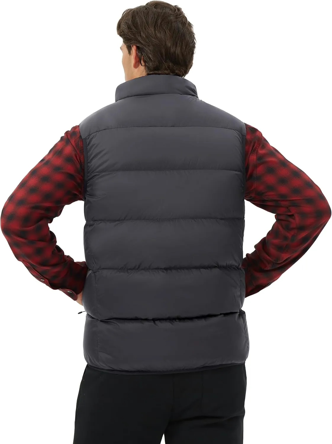 Pioneer Camp Men's Lightweight Down Vest Fill Power 700 Packable Puffer Vest Sleeveless Warm Puffy Outerwear