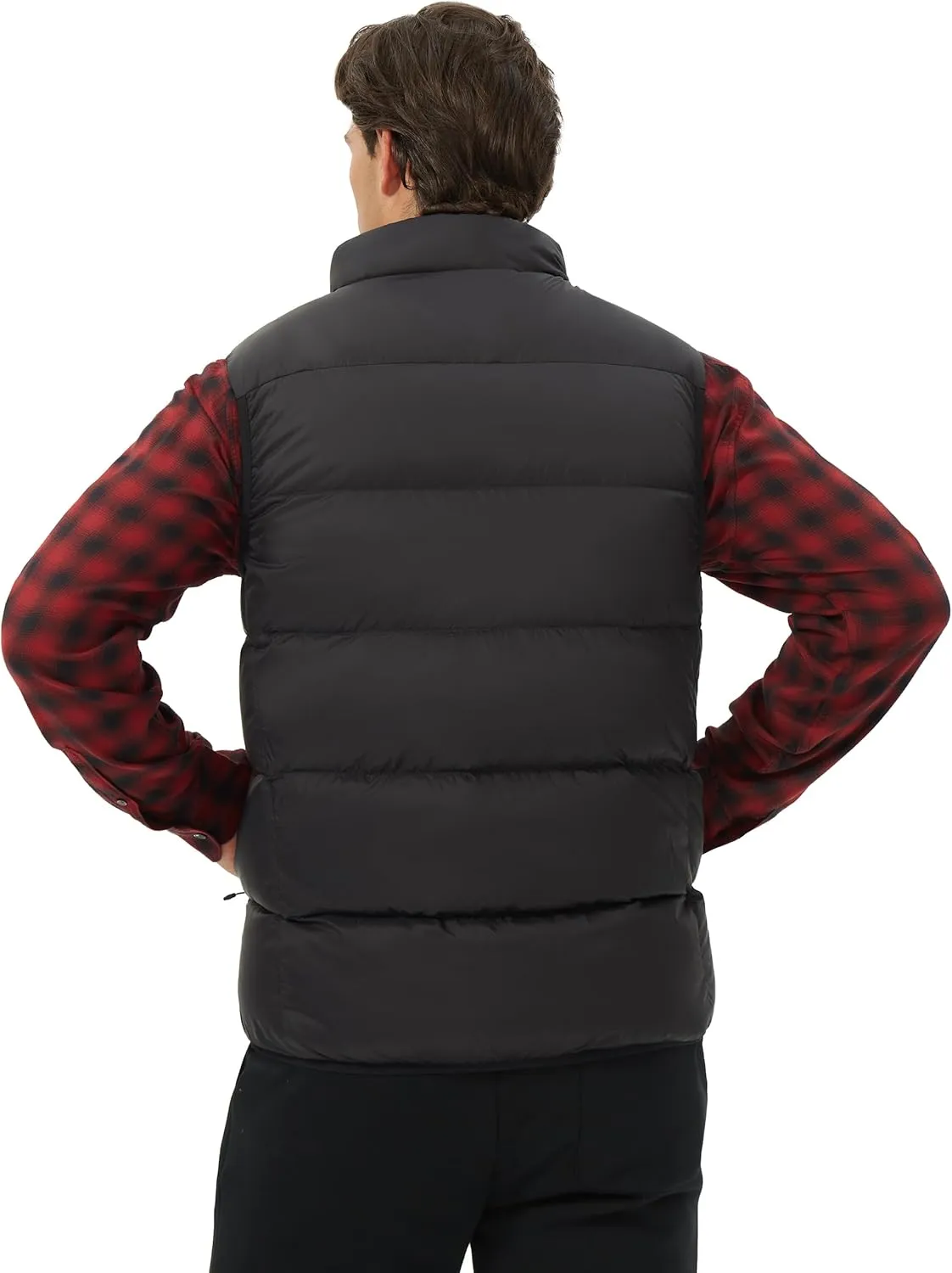 Pioneer Camp Men's Lightweight Down Vest Fill Power 700 Packable Puffer Vest Sleeveless Warm Puffy Outerwear