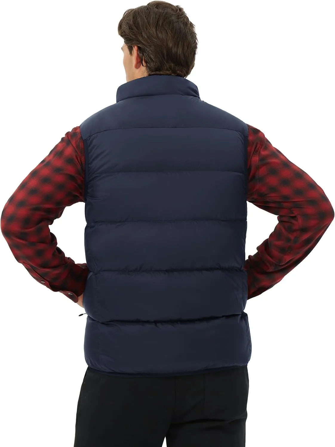 Pioneer Camp Men's Lightweight Down Vest Fill Power 700 Packable Puffer Vest Sleeveless Warm Puffy Outerwear