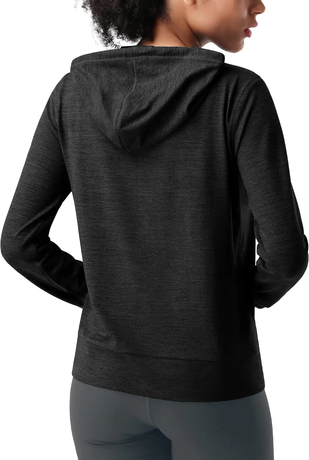 Pioneer Camp Women's Full Zip Up Workout Hoodie Soft Lightweight Hooded Sweatshirts Sweat Jacket Athletic Gym Yoga Casual