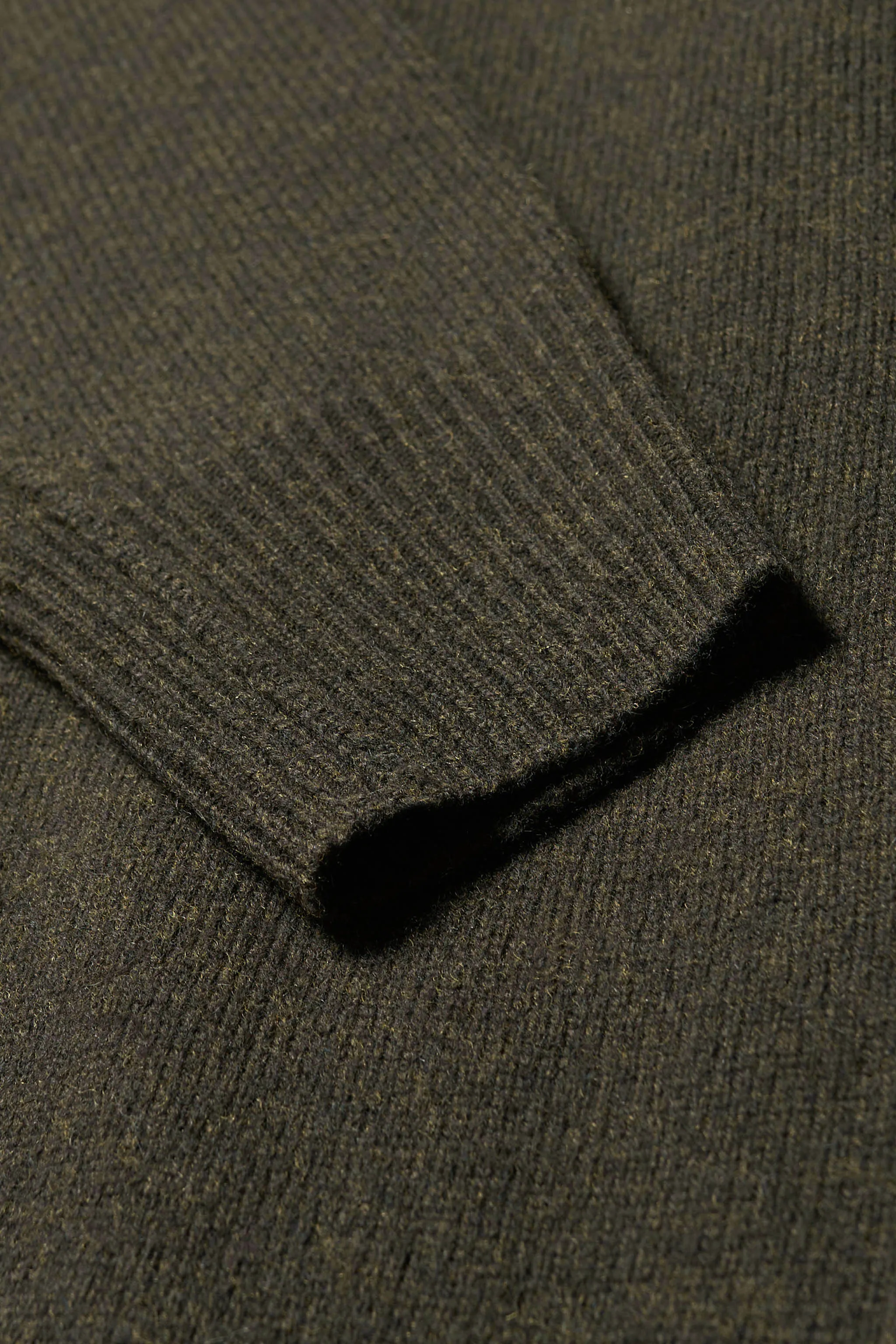 Prism Mock Neck Sweater Darkest Green