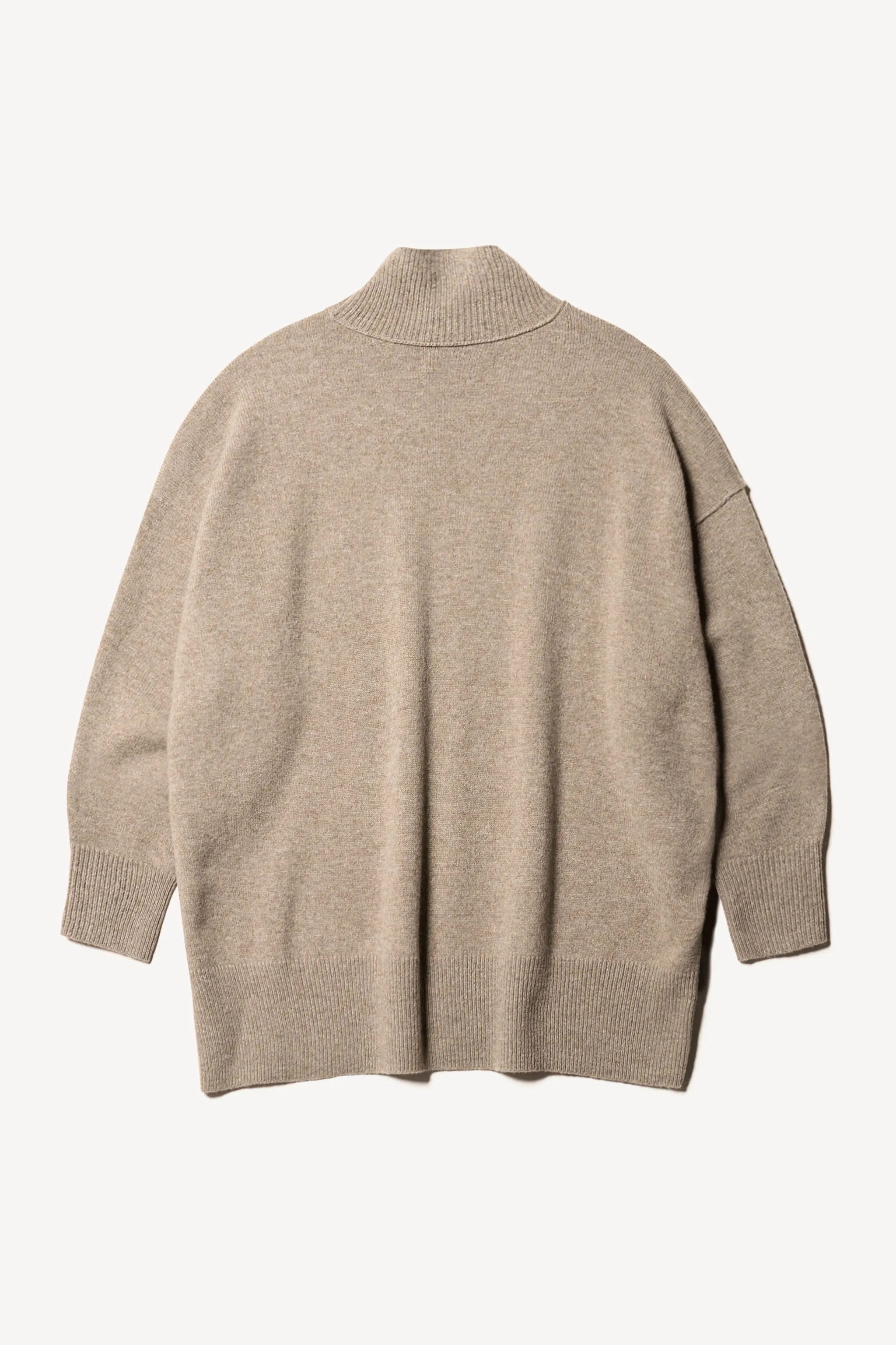 Prism Mock Neck Sweater Taupe