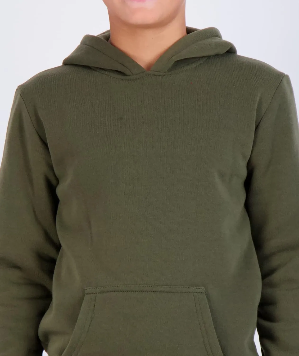 Real Essentials 3 Pack: Youth Fleece Long Sleeve Soft Pullover Hoodie Sweatshirt - Boys & Girls
