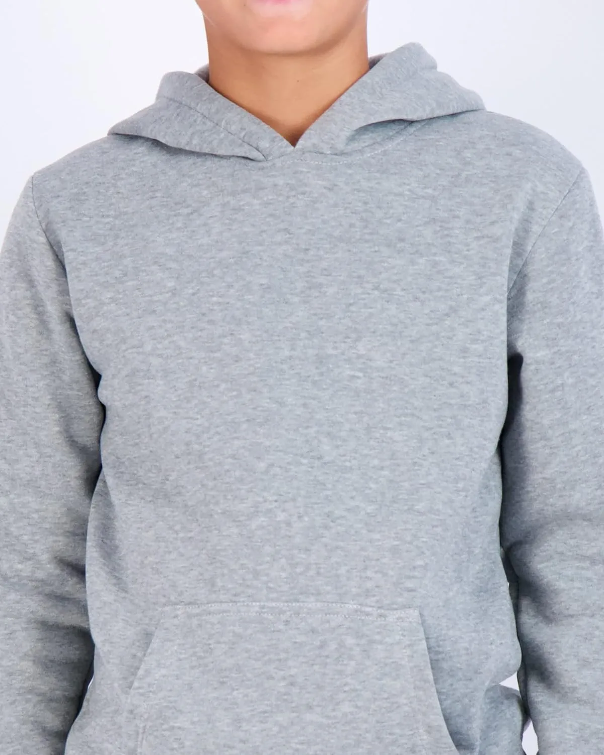 Real Essentials 3 Pack: Youth Fleece Long Sleeve Soft Pullover Hoodie Sweatshirt - Boys & Girls