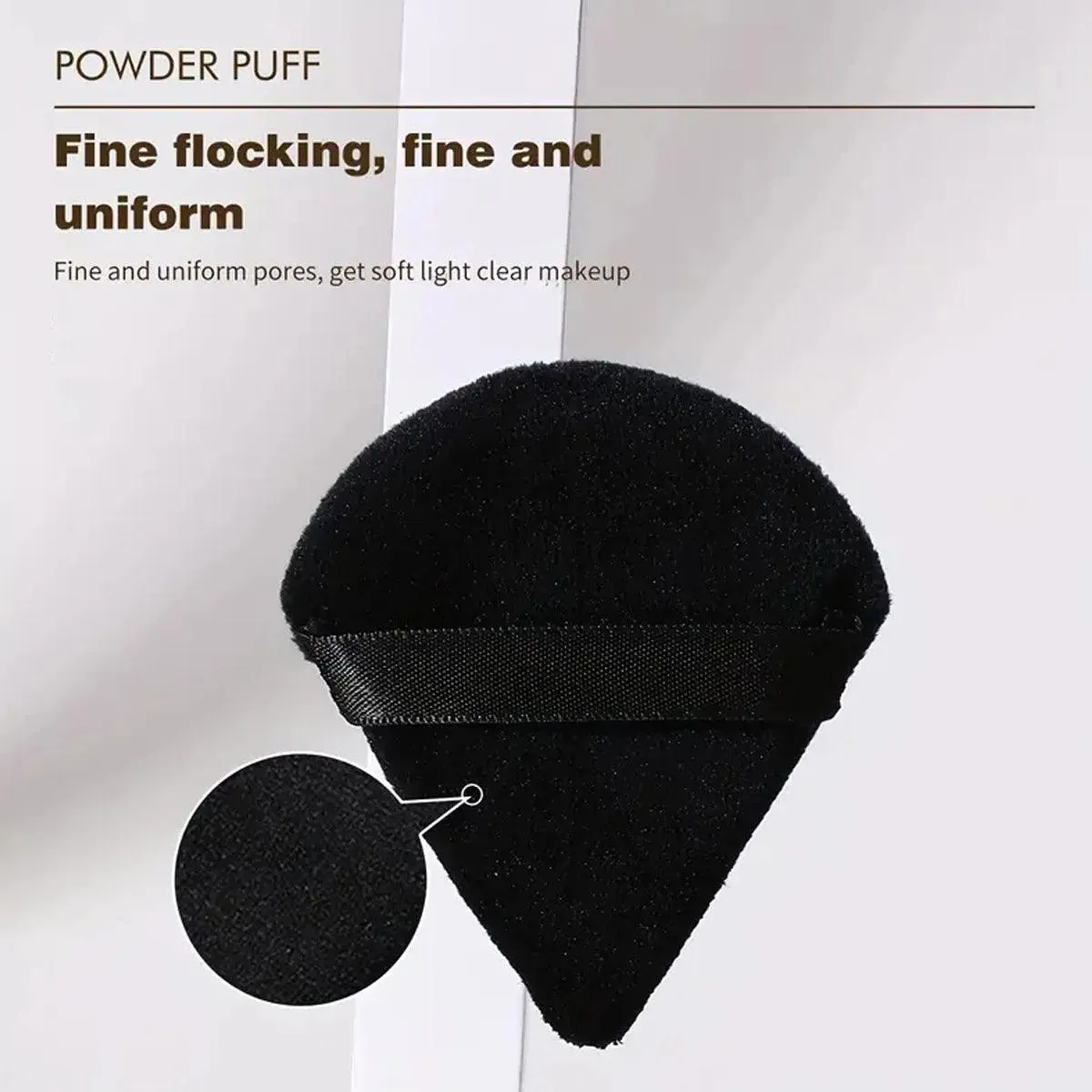 Soft Fiber Makeup Puff - Comfortable & Even Application