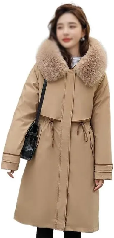 Winter Parkas Women Hooded Jackets Warm Cotton Padded Coat Outerwear Female Windbreaker