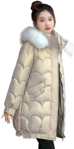 Winter Women Parkas Jackets Hooded Thicken Warm Cotton Padded Coat Female Ladies Zippers Outwear Jacket Parkas