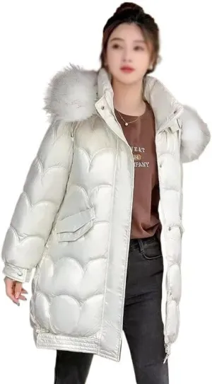 Winter Women Parkas Jackets Hooded Thicken Warm Cotton Padded Coat Female Ladies Zippers Outwear Jacket Parkas