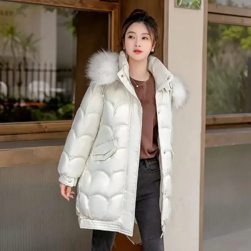 Winter Women Parkas Jackets Hooded Thicken Warm Cotton Padded Coat Female Ladies Zippers Outwear Jacket Parkas
