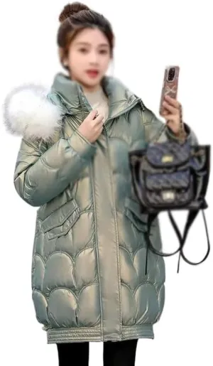 Winter Women Parkas Jackets Hooded Thicken Warm Cotton Padded Coat Female Ladies Zippers Outwear Jacket Parkas