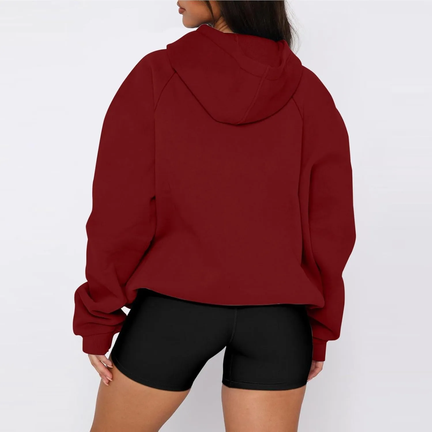 Womens Hoodie Lightweight Oversized Fleece Hooded Sweatshirt Baggy Comfy Soft Pullover Trendy Y2K Hoodies with Pocket