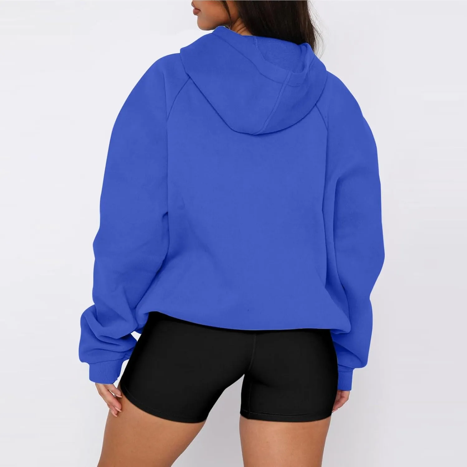 Womens Hoodie Lightweight Oversized Fleece Hooded Sweatshirt Baggy Comfy Soft Pullover Trendy Y2K Hoodies with Pocket