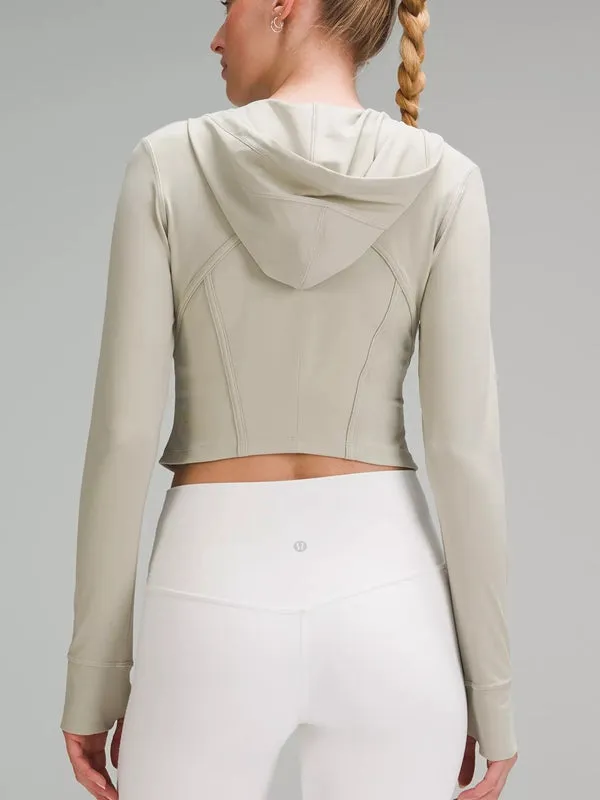 ZASUWA Female Zipper Corset Hooded Jacket